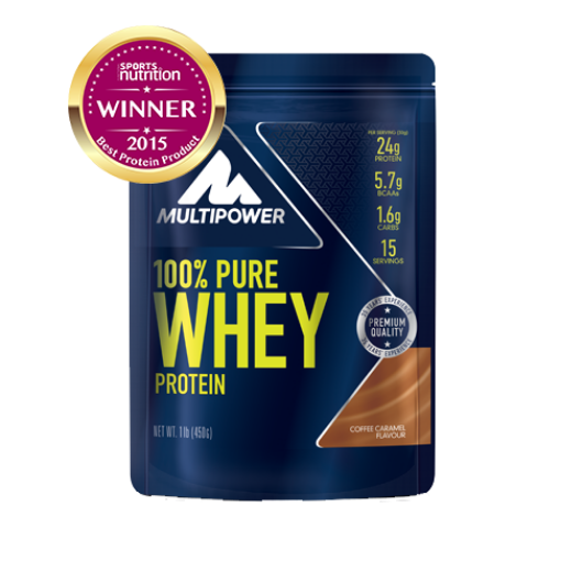 Obrazek 100% Pure Whey Protein - 450g - Kawy Karmel MPower