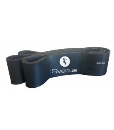 Obrazek POWER BAND 30-80 kg - Czarny - SVELTUS