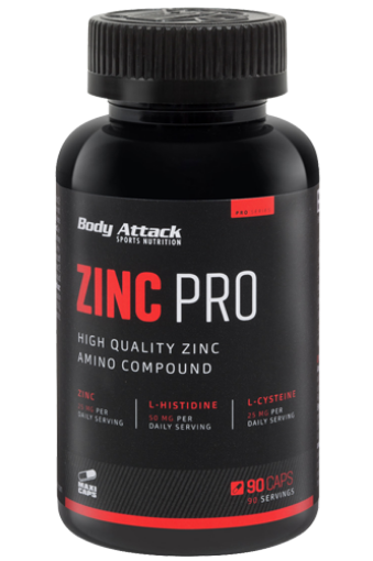 Obrazek Zinc Pro (90 Kapsułek) Body Attack