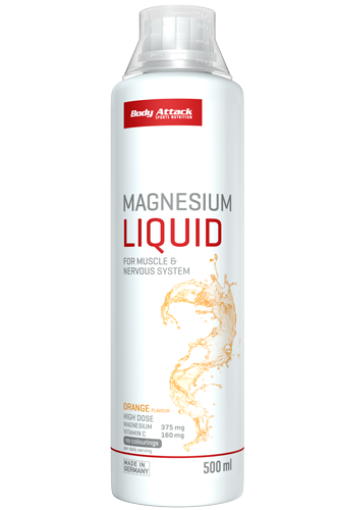 Obrazek Magnesium płynne + Witamina C 500 ml Body Attack