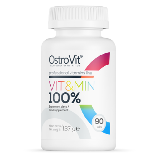 Obrazek OstroVit 100% Vit&Min 90 tabletek