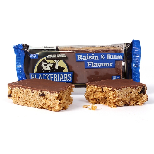 Obrazek Baton energetyczny FlapJack - 110g Rodzynki i Rum