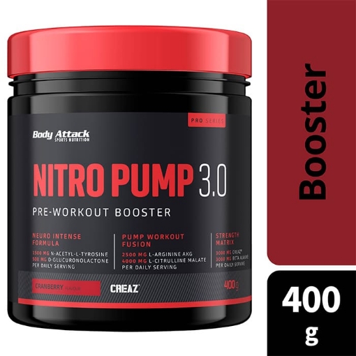 Obrazek NITRO PUMP 400G ŻURAWINA BODY ATTACK