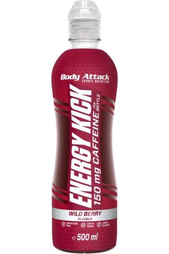 Obrazek NAPOJ ENERGY KICK 500ML - OWOCE LEŚNE BODY ATTACK