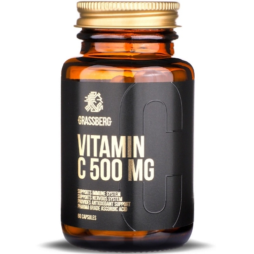 Obrazek Witamina C 500 mg 60 kapsułek