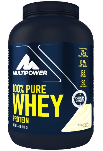 Obrazek WHEY PROTEIN 100% - 900G SMAK WANILII MPOWER