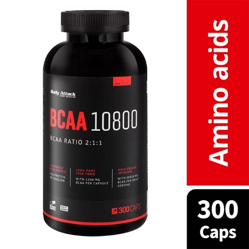 Obrazek BCAA 10800 - 300 KAPSUŁEK