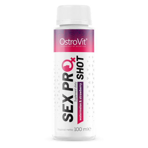 Obrazek OstroVit Sex Pro Women Shot 100 ml - Arbuz i Truskawki