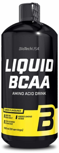 Obrazek Płynne BCAA 1000 ml - Cytryna BioTech