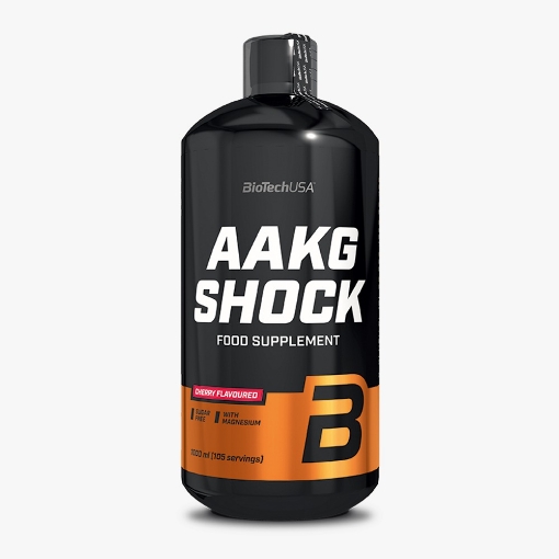 Obrazek AAKG Shock Extreme 1000ml - Wiśnie BioTech