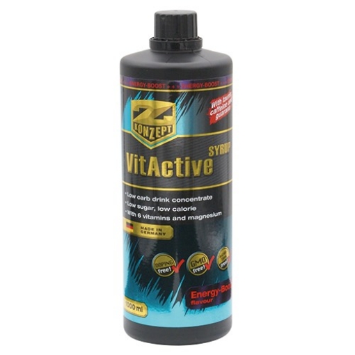 Obrazek SYROP VITACTIVE + L-KARNITYNA - 1000ML ENERGIA