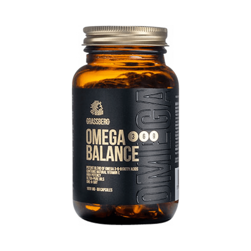 Obrazek Grassberg Omega 3-6-9 Balance 60kapsułek - Naskor