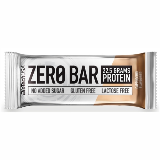 Obrazek Baton Zero 50g - Cappuccino BioTech