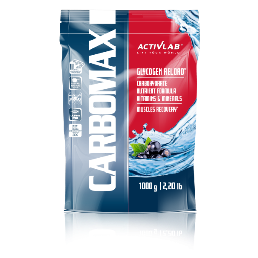 Obrazek CarboMax Energy 1000g - Czarna porzeczka - ActivLab