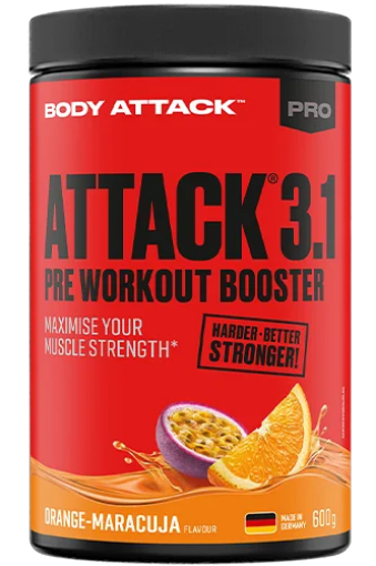 Obrazek PRE ATTACK 600G - Czarna Porzeczka BODY ATTACK