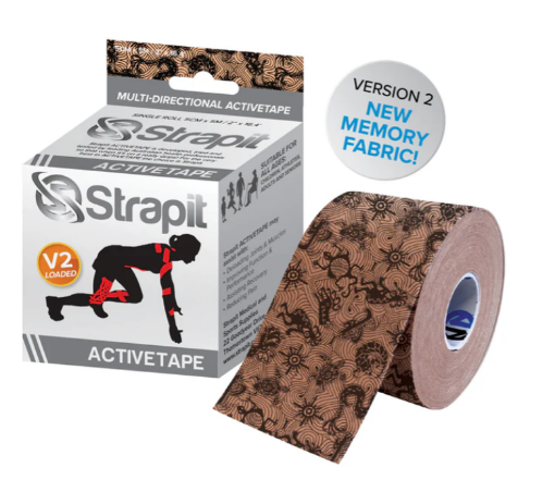 Obrazek DYNAMIC ACTIVETAPE 5CM x 5M  - BEŻ/CZARNY