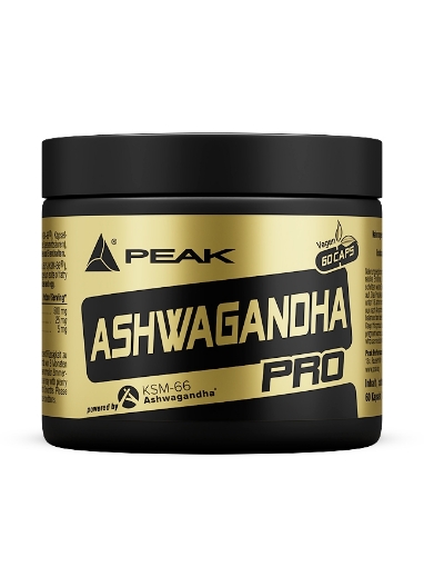 Obrazek ASHWAGANDHA PRO - 60 KAPSUŁEK PEAK