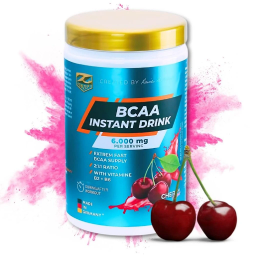 Obrazek BCAA 2:1:1 PROSZEK INSTANT - 500G WIŚNIA KZ