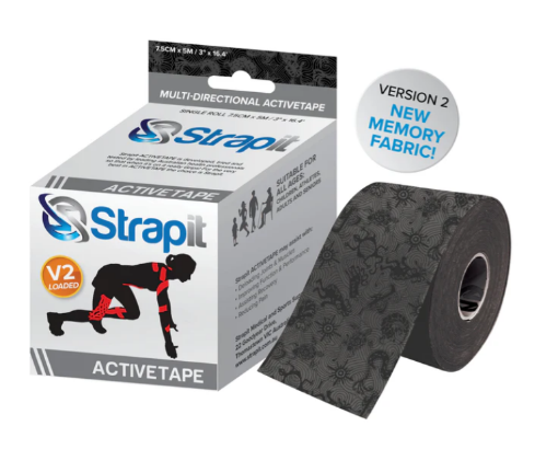 Obrazek DYNAMIC ACTIVETAPE 7,5CM x 5M  - CZARNA