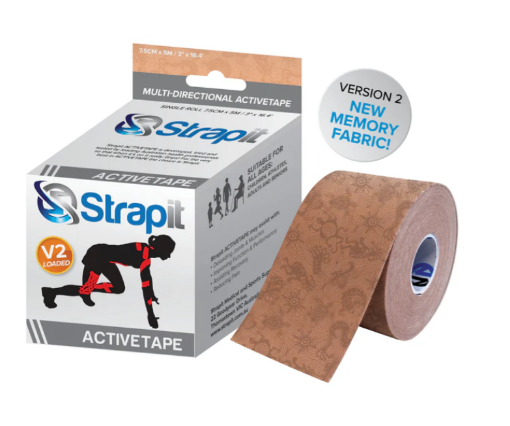 Obrazek DYNAMIC ACTIVETAPE 7,5CM x 5M - BEŻ/BEŻ