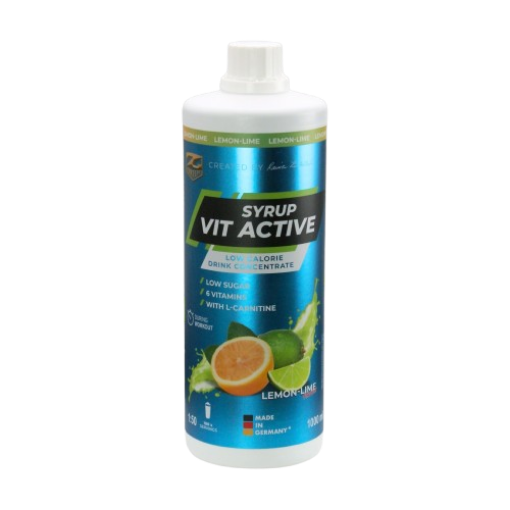 Obrazek SYROP VITACTIVE + L-KARNITYNA - 1000ML CYTRYNA-LIMONKA