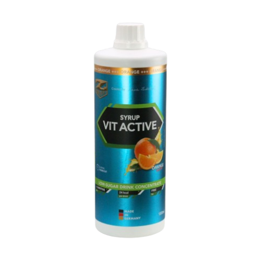 Obrazek SYROP VITACTIVE + L-KARNITYNA - 1000ML POMARAŃCZE