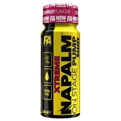 Obrazek Napalm On Stage Pump Shot - Cirese si Fructul Pasiunii - 60ml